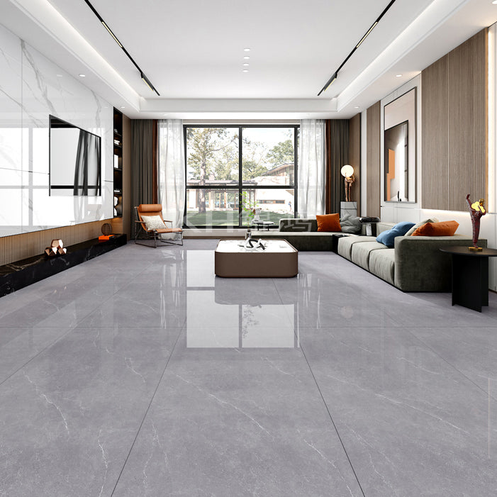 Mirrored Marble Floor and Wall Tile No Pattern Singular Tile Clearhalo 'Floor Tiles & Wall Tiles' 'floor_tiles_wall_tiles' 'Flooring 'Home Improvement' 'home_improvement' 'home_improvement_floor_tiles_wall_tiles' Walls and Ceiling' 6416264