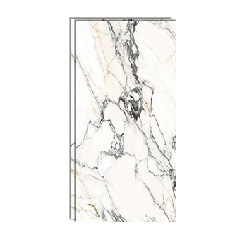 Marble Rectangle Singular Tile Abstract Line Polished Tile for Wall and Floor White Clearhalo 'Floor Tiles & Wall Tiles' 'floor_tiles_wall_tiles' 'Flooring 'Home Improvement' 'home_improvement' 'home_improvement_floor_tiles_wall_tiles' Walls and Ceiling' 6416435