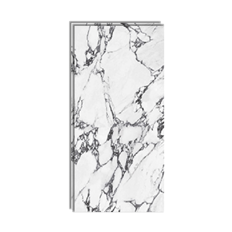 Marble Rectangle Singular Tile Abstract Line Polished Tile for Wall and Floor Dark Gray-White Clearhalo 'Floor Tiles & Wall Tiles' 'floor_tiles_wall_tiles' 'Flooring 'Home Improvement' 'home_improvement' 'home_improvement_floor_tiles_wall_tiles' Walls and Ceiling' 6416437