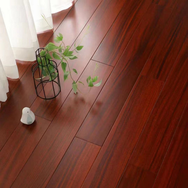 Slip Resistant Laminate Floor Groove Locking Laminate Plank Flooring Rosewood Clearhalo 'Flooring 'Home Improvement' 'home_improvement' 'home_improvement_laminate_flooring' 'Laminate Flooring' 'laminate_flooring' Walls and Ceiling' 6416868