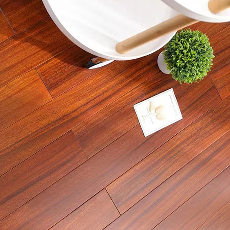 Slip Resistant Laminate Floor Groove Locking Laminate Plank Flooring Red Brown Clearhalo 'Flooring 'Home Improvement' 'home_improvement' 'home_improvement_laminate_flooring' 'Laminate Flooring' 'laminate_flooring' Walls and Ceiling' 6416874