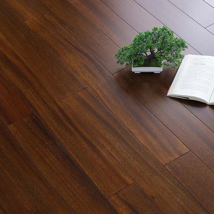 Slip Resistant Laminate Floor Groove Locking Laminate Plank Flooring Walnut Clearhalo 'Flooring 'Home Improvement' 'home_improvement' 'home_improvement_laminate_flooring' 'Laminate Flooring' 'laminate_flooring' Walls and Ceiling' 6416877