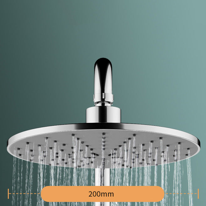 Modern Pressure Balanced Diverter Valve Shower Metal Shower Head Shower Faucet On Wall Clearhalo 'Bathroom Remodel & Bathroom Fixtures' 'Home Improvement' 'home_improvement' 'home_improvement_shower_faucets' 'Shower Faucets & Systems' 'shower_faucets' 'Showers & Bathtubs Plumbing' 'Showers & Bathtubs' 6417156