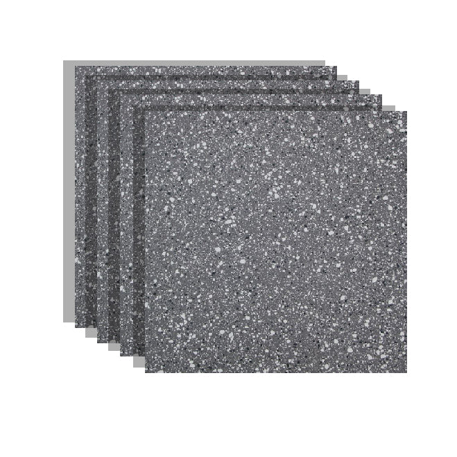 23.6" X 23.6" Square Floor Tile Straight Edge Texture Design Floor Tile Black-Gray Clearhalo 'Floor Tiles & Wall Tiles' 'floor_tiles_wall_tiles' 'Flooring 'Home Improvement' 'home_improvement' 'home_improvement_floor_tiles_wall_tiles' Walls and Ceiling' 6428112