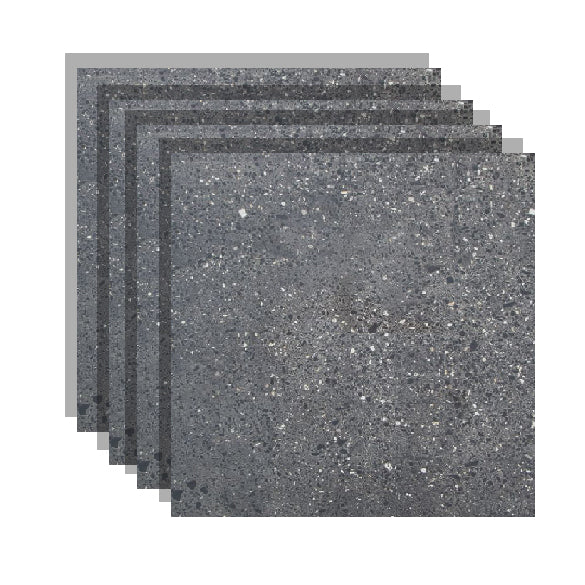 23.6" X 23.6" Square Floor Tile Straight Edge Texture Design Floor Tile Dark Gray Clearhalo 'Floor Tiles & Wall Tiles' 'floor_tiles_wall_tiles' 'Flooring 'Home Improvement' 'home_improvement' 'home_improvement_floor_tiles_wall_tiles' Walls and Ceiling' 6428118