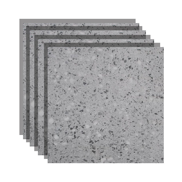 23.6" X 23.6" Square Floor Tile Straight Edge Texture Design Floor Tile Heather Gray Clearhalo 'Floor Tiles & Wall Tiles' 'floor_tiles_wall_tiles' 'Flooring 'Home Improvement' 'home_improvement' 'home_improvement_floor_tiles_wall_tiles' Walls and Ceiling' 6428132