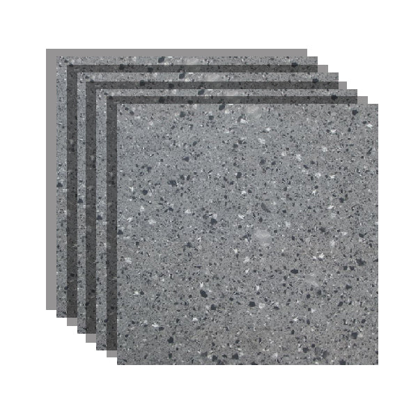 23.6" X 23.6" Square Floor Tile Straight Edge Texture Design Floor Tile Dark Gray-Black Clearhalo 'Floor Tiles & Wall Tiles' 'floor_tiles_wall_tiles' 'Flooring 'Home Improvement' 'home_improvement' 'home_improvement_floor_tiles_wall_tiles' Walls and Ceiling' 6428134