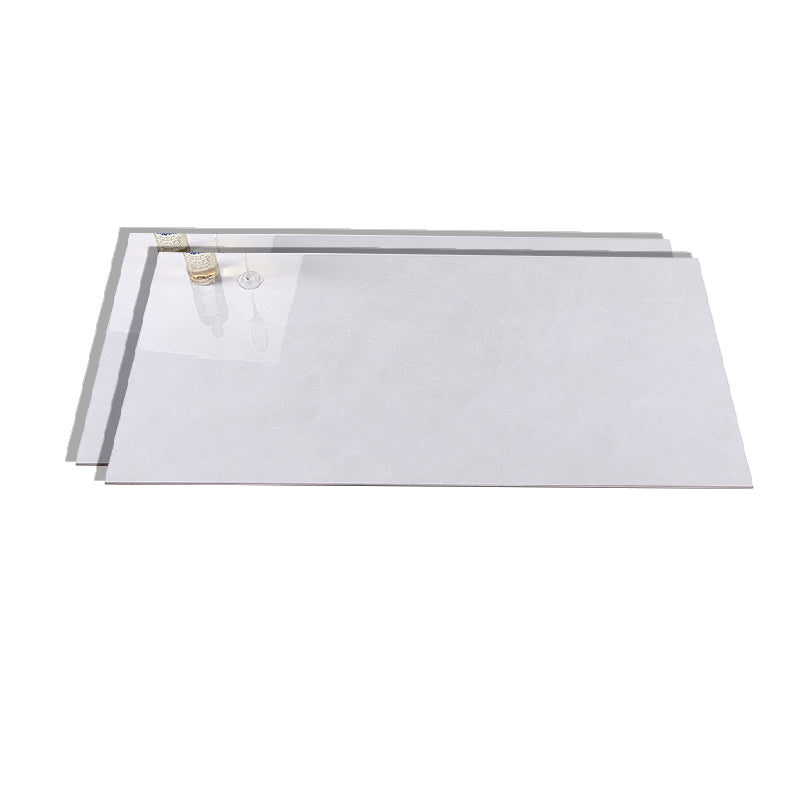 29.5" X 59.0" Floor Tile Straight Edge Polished Design Rectangular Floor Tile Light Gray-White Clearhalo 'Floor Tiles & Wall Tiles' 'floor_tiles_wall_tiles' 'Flooring 'Home Improvement' 'home_improvement' 'home_improvement_floor_tiles_wall_tiles' Walls and Ceiling' 6428929