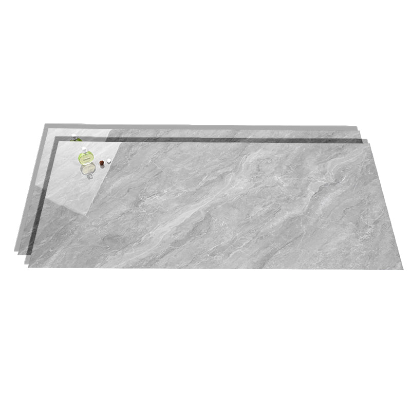 29.5" X 59.0" Floor Tile Straight Edge Polished Design Rectangular Floor Tile Smoke Gray Clearhalo 'Floor Tiles & Wall Tiles' 'floor_tiles_wall_tiles' 'Flooring 'Home Improvement' 'home_improvement' 'home_improvement_floor_tiles_wall_tiles' Walls and Ceiling' 6428935