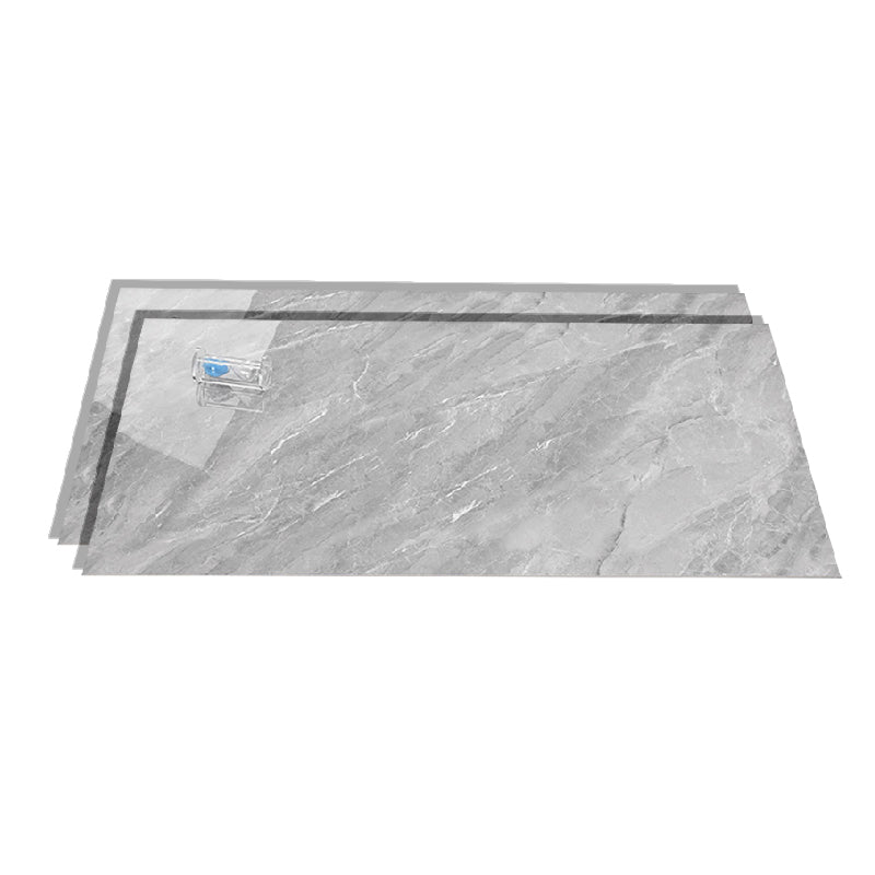 29.5" X 59.0" Floor Tile Straight Edge Polished Design Rectangular Floor Tile Heather Gray Clearhalo 'Floor Tiles & Wall Tiles' 'floor_tiles_wall_tiles' 'Flooring 'Home Improvement' 'home_improvement' 'home_improvement_floor_tiles_wall_tiles' Walls and Ceiling' 6428946