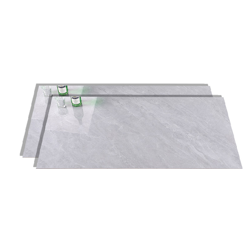 29.5" X 59.0" Floor Tile Straight Edge Polished Design Rectangular Floor Tile Gray-White Clearhalo 'Floor Tiles & Wall Tiles' 'floor_tiles_wall_tiles' 'Flooring 'Home Improvement' 'home_improvement' 'home_improvement_floor_tiles_wall_tiles' Walls and Ceiling' 6428952