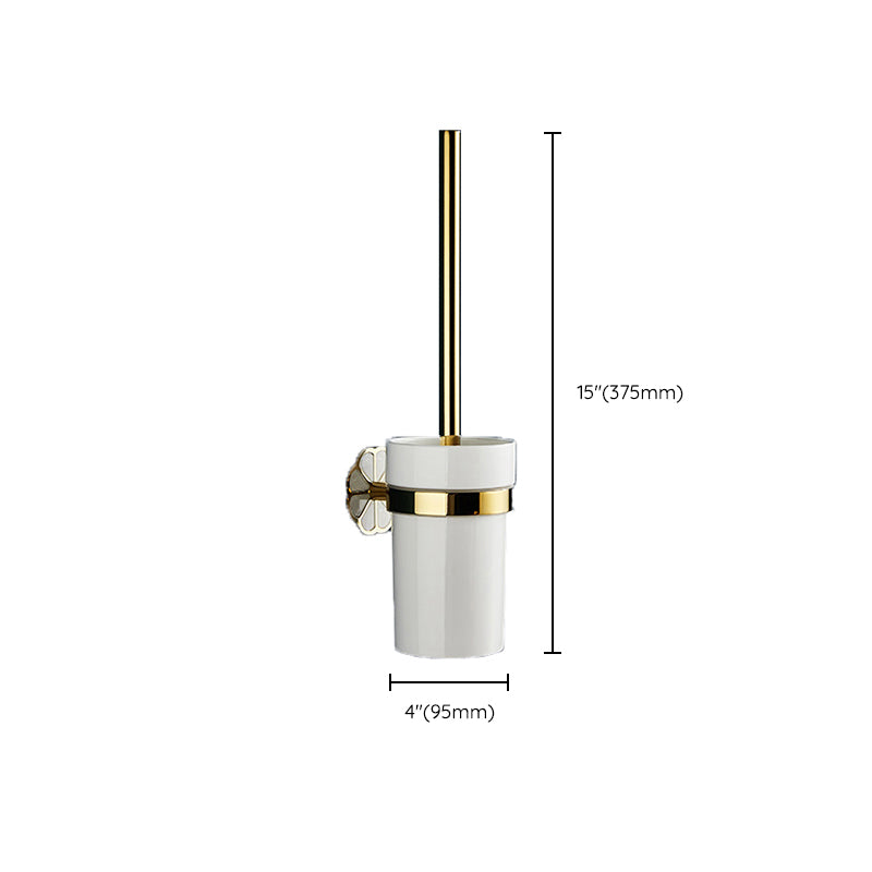 Metal Simple Bathroom Accessory as Individual or as a Set in Gold Clearhalo 'Bathroom Hardware Sets' 'Bathroom Hardware' 'Bathroom Remodel & Bathroom Fixtures' 'bathroom_hardware_sets' 'Home Improvement' 'home_improvement' 'home_improvement_bathroom_hardware_sets' 6429116