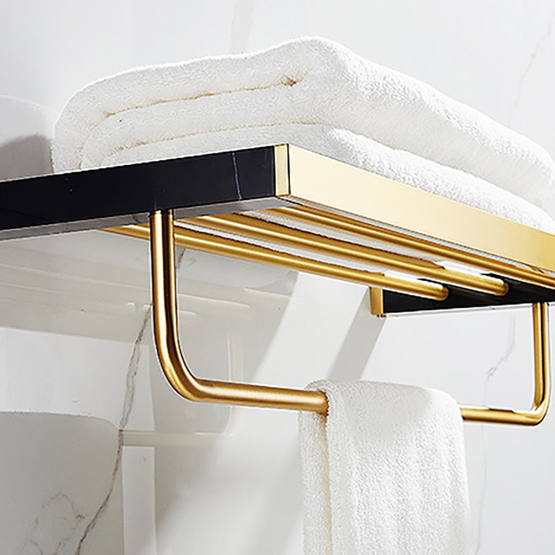 Metal and Marble Bathroom Minimalist Accessory as Individual or as a Set in Gold Clearhalo 'Bathroom Hardware Sets' 'Bathroom Hardware' 'Bathroom Remodel & Bathroom Fixtures' 'bathroom_hardware_sets' 'Home Improvement' 'home_improvement' 'home_improvement_bathroom_hardware_sets' 6429203