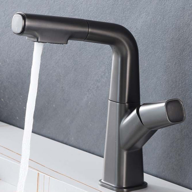 Contemporary Centerset Faucets Single Handle Faucets for Bathroom Clearhalo 'bathroom_sink_faucets' 'Conjunta de Baño y Conjunta de Grifo' 'Coronamiento de Baño y Dispositivo de Baño' 'Grifo del lavabo del baño' 'Hogar' 'home_improvement' 'home_improvement_bathroom_sink_faucets' 'Mejoras para el hogar' 6438524