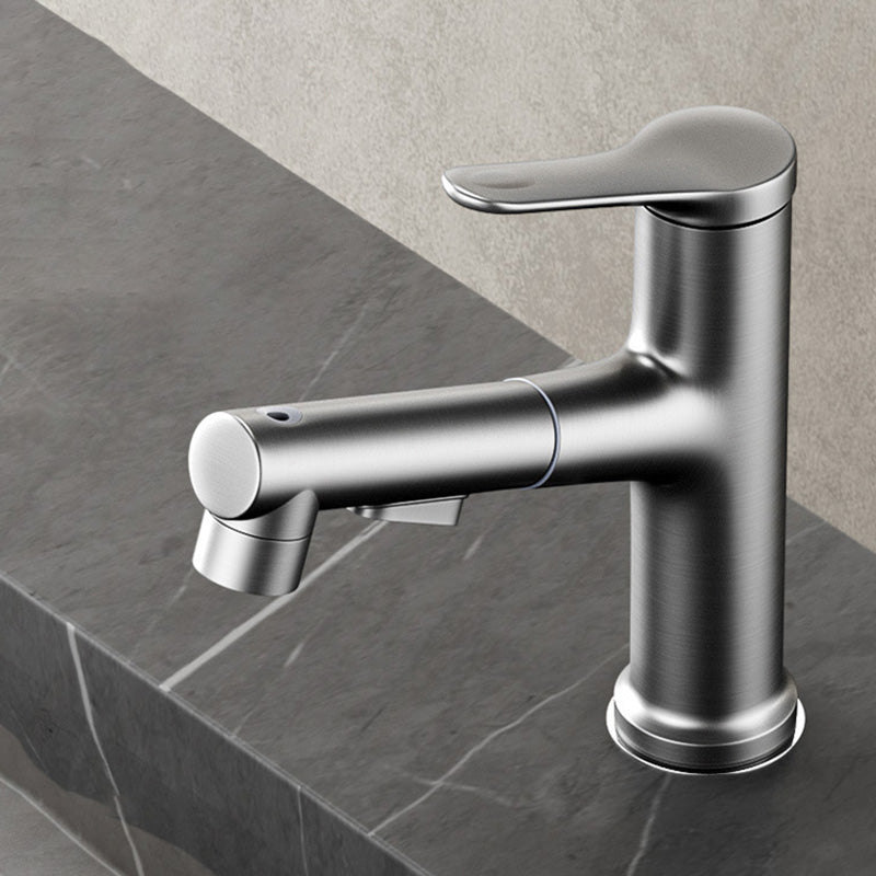 Contemporary Centerset Faucets Single Handle Faucets for Bathroom Clearhalo 'bathroom_sink_faucets' 'Conjunta de Baño y Conjunta de Grifo' 'Coronamiento de Baño y Dispositivo de Baño' 'Grifo del lavabo del baño' 'Hogar' 'home_improvement' 'home_improvement_bathroom_sink_faucets' 'Mejoras para el hogar' 6438525