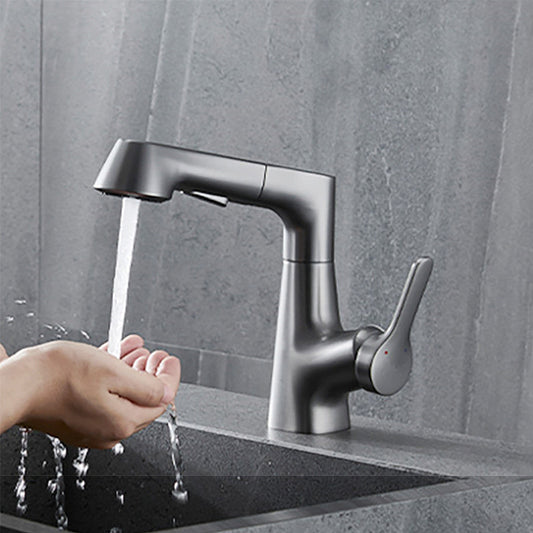 Contemporary Centerset Faucets Single Handle Faucets for Bathroom Clearhalo 'bathroom_sink_faucets' 'Conjunta de Baño y Conjunta de Grifo' 'Coronamiento de Baño y Dispositivo de Baño' 'Grifo del lavabo del baño' 'Hogar' 'home_improvement' 'home_improvement_bathroom_sink_faucets' 'Mejoras para el hogar' 6438526