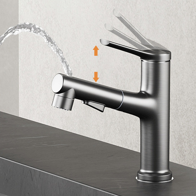 Contemporary Centerset Faucets Single Handle Faucets for Bathroom Clearhalo 'bathroom_sink_faucets' 'Conjunta de Baño y Conjunta de Grifo' 'Coronamiento de Baño y Dispositivo de Baño' 'Grifo del lavabo del baño' 'Hogar' 'home_improvement' 'home_improvement_bathroom_sink_faucets' 'Mejoras para el hogar' 6438527