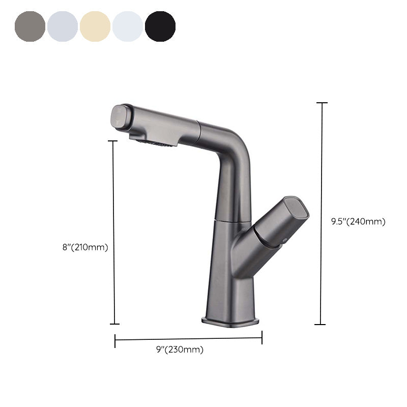 Contemporary Centerset Faucets Single Handle Faucets for Bathroom Clearhalo 'bathroom_sink_faucets' 'Conjunta de Baño y Conjunta de Grifo' 'Coronamiento de Baño y Dispositivo de Baño' 'Grifo del lavabo del baño' 'Hogar' 'home_improvement' 'home_improvement_bathroom_sink_faucets' 'Mejoras para el hogar' 6438533