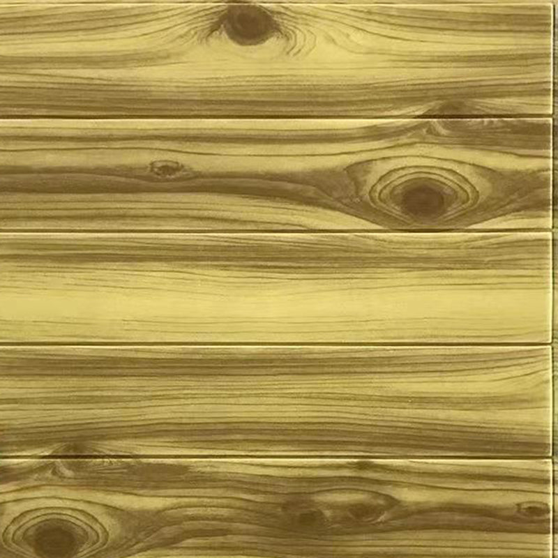 Faux Wood Wall Ceiling Living Room Shiplap Waterproof Peel and Press Wall Panel Yellow Clearhalo 'Flooring 'Home Improvement' 'home_improvement' 'home_improvement_wall_paneling' 'Wall Paneling' 'wall_paneling' 'Walls & Ceilings' Walls and Ceiling' 6438857