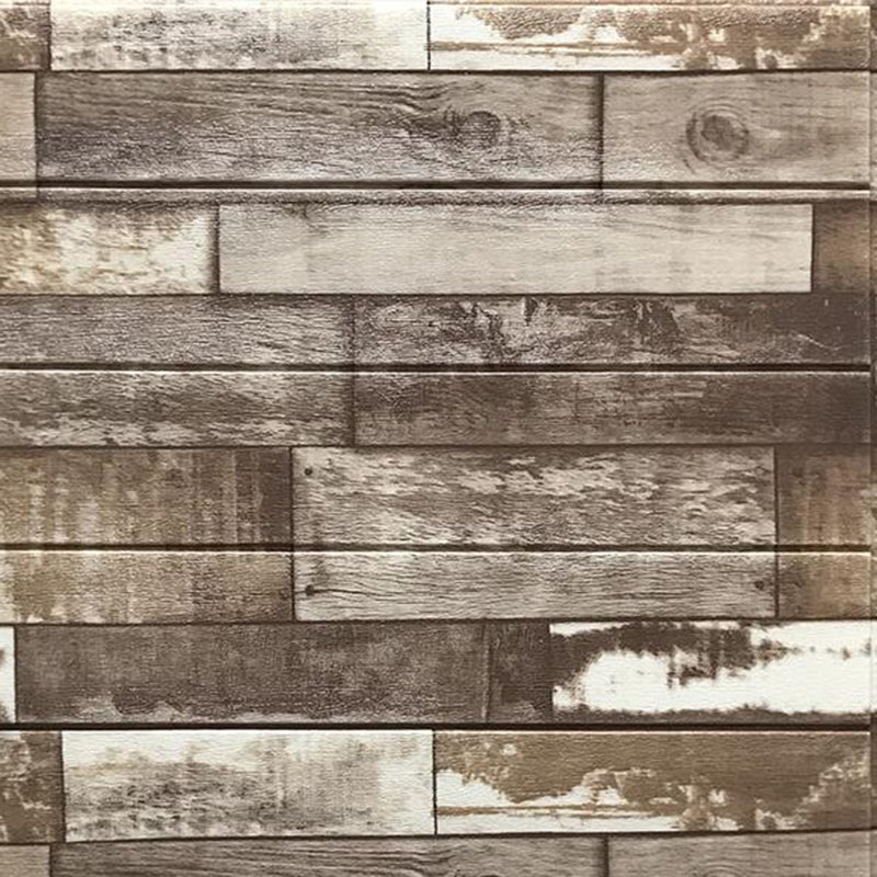 Faux Wood Wall Ceiling Living Room Shiplap Waterproof Peel and Press Wall Panel Coffee Clearhalo 'Flooring 'Home Improvement' 'home_improvement' 'home_improvement_wall_paneling' 'Wall Paneling' 'wall_paneling' 'Walls & Ceilings' Walls and Ceiling' 6438870