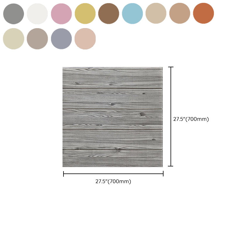 Faux Wood Wall Ceiling Living Room Shiplap Waterproof Peel and Press Wall Panel Clearhalo 'Flooring 'Home Improvement' 'home_improvement' 'home_improvement_wall_paneling' 'Wall Paneling' 'wall_paneling' 'Walls & Ceilings' Walls and Ceiling' 6438874