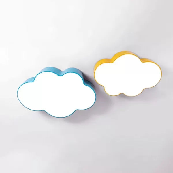 Candy Colored Cloud Flush Ceiling Light Cartoon Acrylic Ceiling Lamp for Kids Room Clearhalo 'Ceiling Lights' 'Close To Ceiling Lights' 'Close to ceiling' 'Flush mount' Lighting' 64441