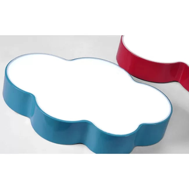 Candy Colored Cloud Flush Ceiling Light Cartoon Acrylic Ceiling Lamp for Kids Room Clearhalo 'Ceiling Lights' 'Close To Ceiling Lights' 'Close to ceiling' 'Flush mount' Lighting' 64442