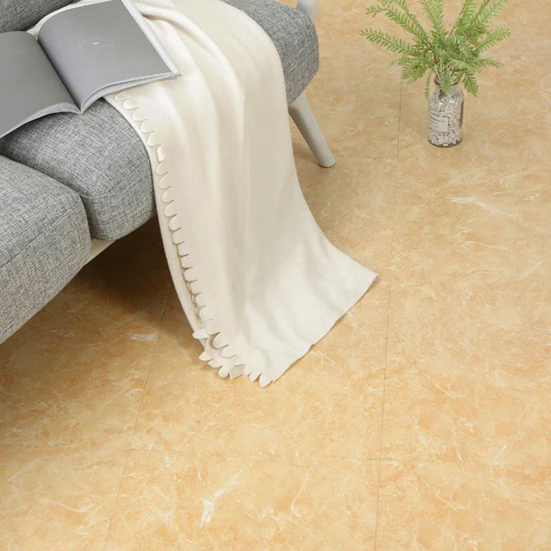 24" x 24" x 1.2mm Vinyl Flooring Square Peel and Stick PVC Flooring Yellow Clearhalo 'Flooring 'Home Improvement' 'home_improvement' 'home_improvement_vinyl_flooring' 'Vinyl Flooring' 'vinyl_flooring' Walls and Ceiling' 6446987