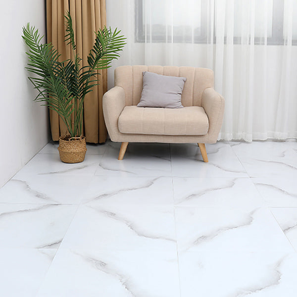 Peel and Stick Vinyl Flooring 23.6"x23.6" x2mm Marble Look PVC Flooring Clearhalo 'Flooring 'Home Improvement' 'home_improvement' 'home_improvement_vinyl_flooring' 'Vinyl Flooring' 'vinyl_flooring' Walls and Ceiling' 6447059