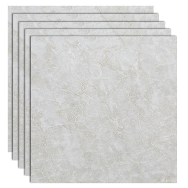 Peel and Stick Vinyl Flooring 23.6"x23.6" x2mm Marble Look PVC Flooring Beige Clearhalo 'Flooring 'Home Improvement' 'home_improvement' 'home_improvement_vinyl_flooring' 'Vinyl Flooring' 'vinyl_flooring' Walls and Ceiling' 6447072