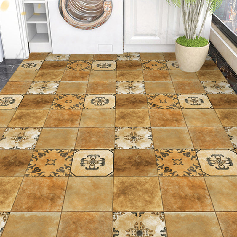 Square Peel & Stick Vinyl Flooring 24" x 24" x 4.6mm PVC Flooring Clearhalo 'Flooring 'Home Improvement' 'home_improvement' 'home_improvement_vinyl_flooring' 'Vinyl Flooring' 'vinyl_flooring' Walls and Ceiling' 6447671