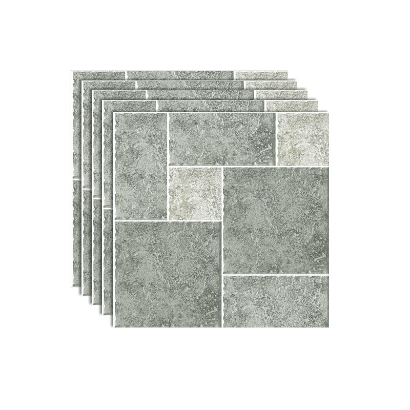 Square Peel & Stick Vinyl Flooring 24" x 24" x 4.6mm PVC Flooring Light Gray Clearhalo 'Flooring 'Home Improvement' 'home_improvement' 'home_improvement_vinyl_flooring' 'Vinyl Flooring' 'vinyl_flooring' Walls and Ceiling' 6447673
