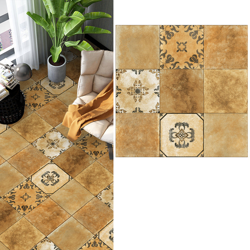 Square Peel & Stick Vinyl Flooring 24" x 24" x 4.6mm PVC Flooring Clearhalo 'Flooring 'Home Improvement' 'home_improvement' 'home_improvement_vinyl_flooring' 'Vinyl Flooring' 'vinyl_flooring' Walls and Ceiling' 6447679