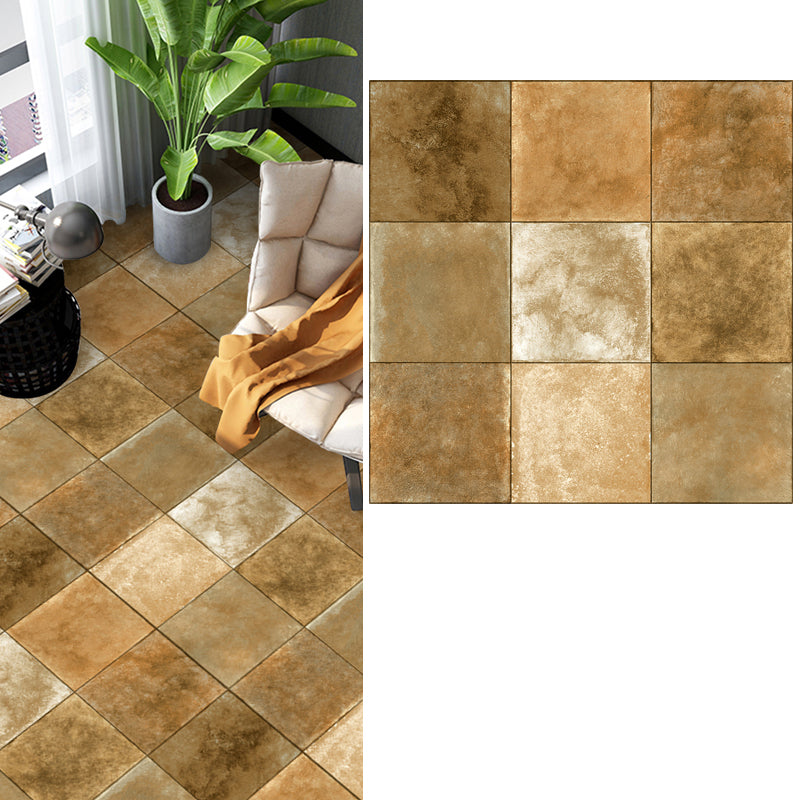 Square Peel & Stick Vinyl Flooring 24" x 24" x 4.6mm PVC Flooring Clearhalo 'Flooring 'Home Improvement' 'home_improvement' 'home_improvement_vinyl_flooring' 'Vinyl Flooring' 'vinyl_flooring' Walls and Ceiling' 6447682