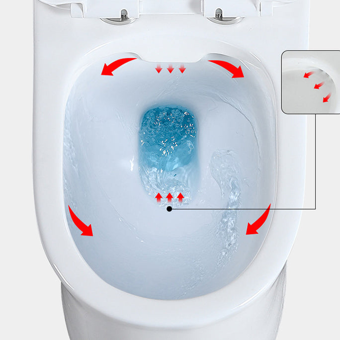 One-Piece Toilet Flush Toilet Floor Mounted UF Siphon Jet Toilet Bowl Clearhalo 'Bathroom Remodel & Bathroom Fixtures' 'Home Improvement' 'home_improvement' 'home_improvement_toilets' 'Toilets & Bidets' 'Toilets' 6455850