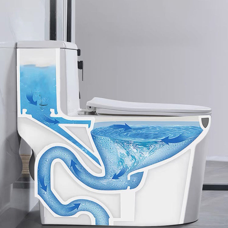 One-Piece Toilet Flush Toilet Floor Mounted UF Siphon Jet Toilet Bowl Clearhalo 'Bathroom Remodel & Bathroom Fixtures' 'Home Improvement' 'home_improvement' 'home_improvement_toilets' 'Toilets & Bidets' 'Toilets' 6455853