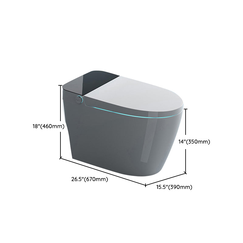 Contemporary One Piece Toilet Concealed Tank Toilet Bowl for Washroom Clearhalo 'Bathroom Remodel & Bathroom Fixtures' 'Home Improvement' 'home_improvement' 'home_improvement_toilets' 'Toilets & Bidets' 'Toilets' 6455893