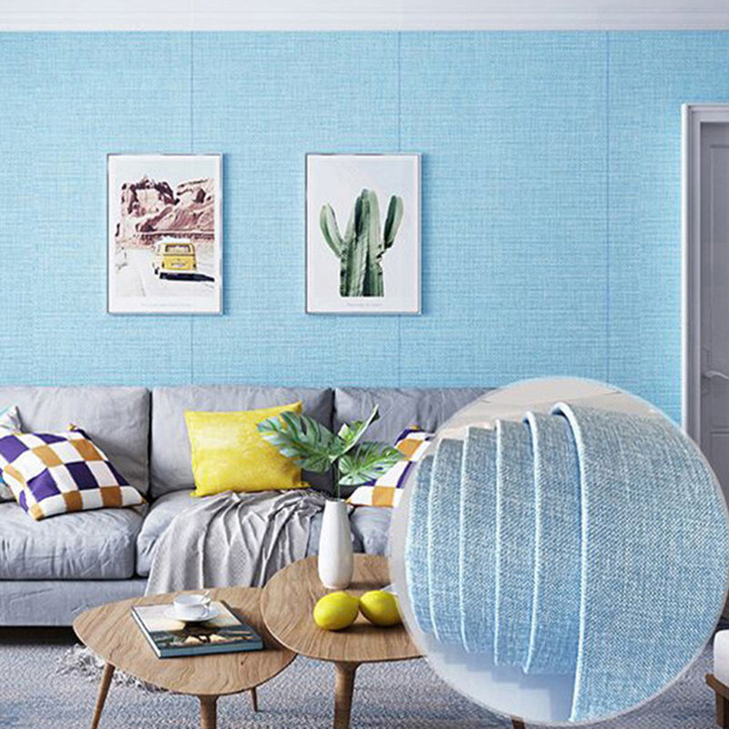 Living Room Wall Ceiling Whole Colored Foam Peel and Stick Soundproof Wall Ceiling Light Blue Clearhalo 'Flooring 'Home Improvement' 'home_improvement' 'home_improvement_wall_paneling' 'Wall Paneling' 'wall_paneling' 'Walls & Ceilings' Walls and Ceiling' 6456102