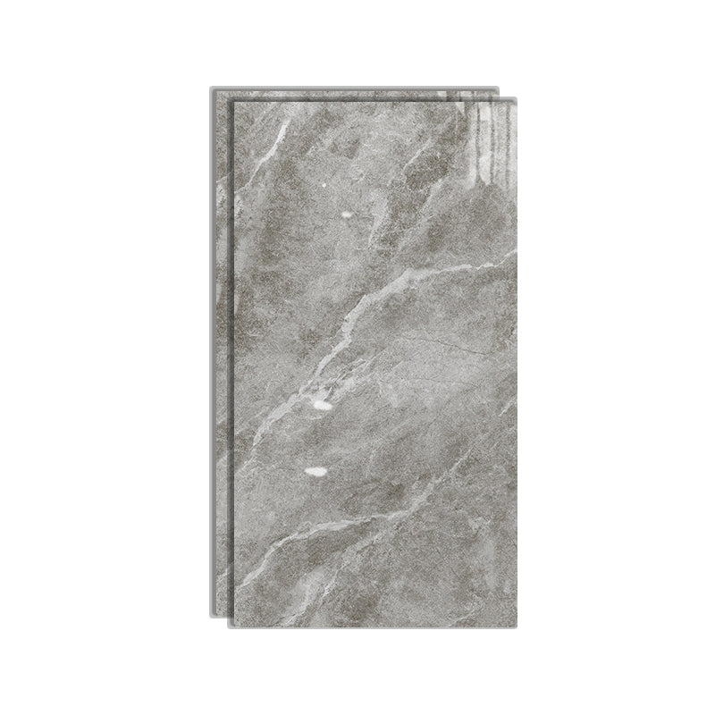 Floor Tile Marble Print Rectangle Living Room Porcelain Tile Gray-White Clearhalo 'Floor Tiles & Wall Tiles' 'floor_tiles_wall_tiles' 'Flooring 'Home Improvement' 'home_improvement' 'home_improvement_floor_tiles_wall_tiles' Walls and Ceiling' 6456221