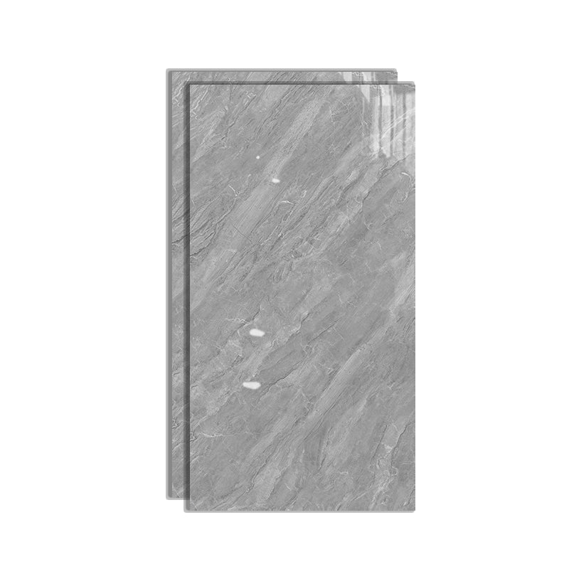 Floor Tile Marble Print Rectangle Living Room Porcelain Tile Gray-Khaki Clearhalo 'Floor Tiles & Wall Tiles' 'floor_tiles_wall_tiles' 'Flooring 'Home Improvement' 'home_improvement' 'home_improvement_floor_tiles_wall_tiles' Walls and Ceiling' 6456226