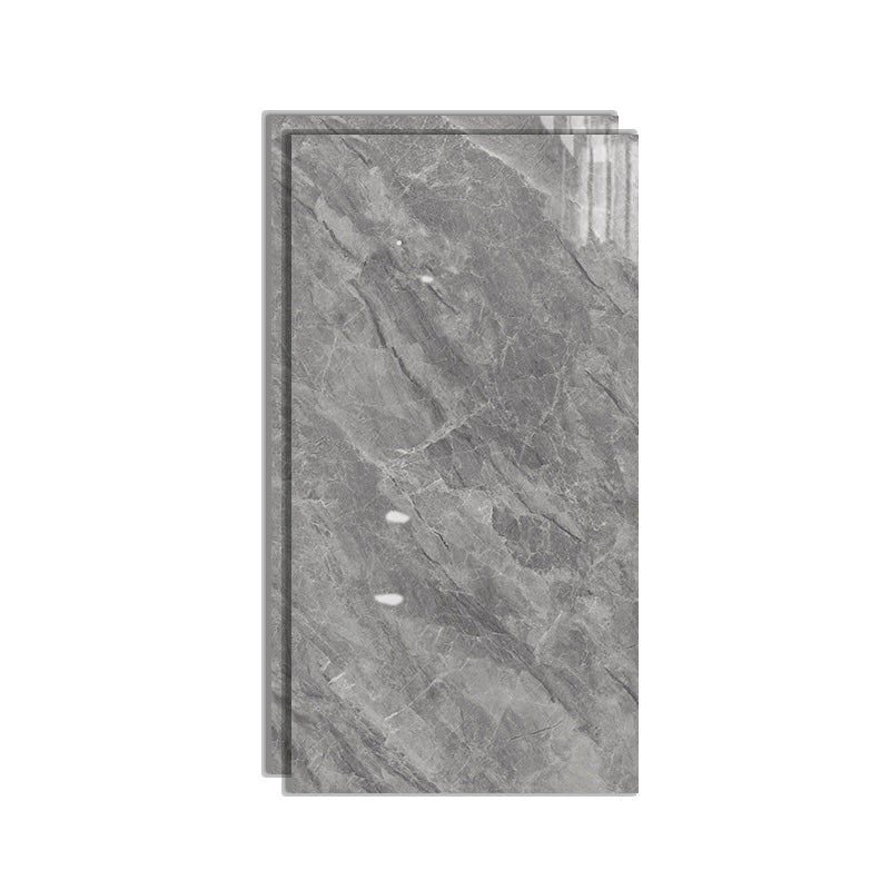 Floor Tile Marble Print Rectangle Living Room Porcelain Tile Cream Gray Clearhalo 'Floor Tiles & Wall Tiles' 'floor_tiles_wall_tiles' 'Flooring 'Home Improvement' 'home_improvement' 'home_improvement_floor_tiles_wall_tiles' Walls and Ceiling' 6456239