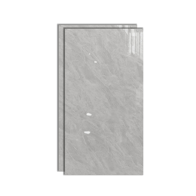 Floor Tile Marble Print Rectangle Living Room Porcelain Tile Smoke Gray Clearhalo 'Floor Tiles & Wall Tiles' 'floor_tiles_wall_tiles' 'Flooring 'Home Improvement' 'home_improvement' 'home_improvement_floor_tiles_wall_tiles' Walls and Ceiling' 6456240