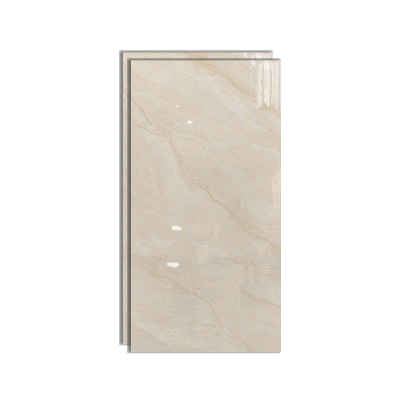 Floor Tile Marble Print Rectangle Living Room Porcelain Tile Light Yellow Clearhalo 'Floor Tiles & Wall Tiles' 'floor_tiles_wall_tiles' 'Flooring 'Home Improvement' 'home_improvement' 'home_improvement_floor_tiles_wall_tiles' Walls and Ceiling' 6456243