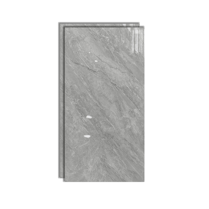 Floor Tile Marble Print Rectangle Living Room Porcelain Tile Silver Gray Clearhalo 'Floor Tiles & Wall Tiles' 'floor_tiles_wall_tiles' 'Flooring 'Home Improvement' 'home_improvement' 'home_improvement_floor_tiles_wall_tiles' Walls and Ceiling' 6456246