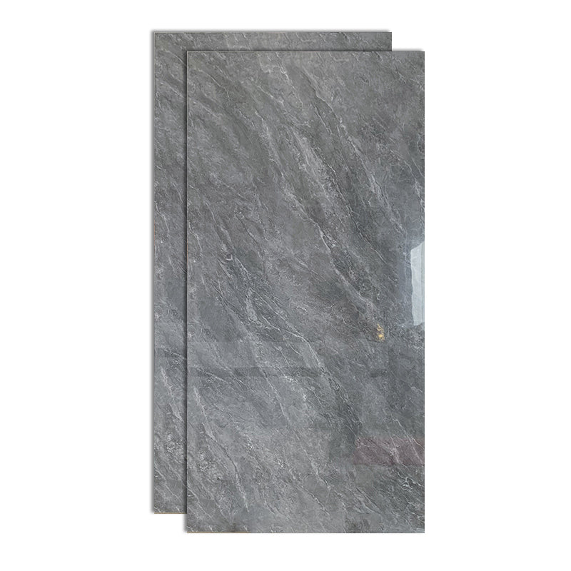 29.5" X 59.0"Rectangle Floor Tile Texture Pattern Straight Edge Glazed Design Floor Tile Dark Gray-Black Clearhalo 'Floor Tiles & Wall Tiles' 'floor_tiles_wall_tiles' 'Flooring 'Home Improvement' 'home_improvement' 'home_improvement_floor_tiles_wall_tiles' Walls and Ceiling' 6456259