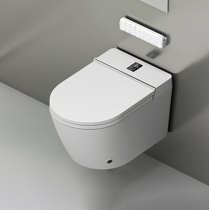 Modern Wall Mount Toilet One-Piece Toilet Single Flush Urine Toilet Toilet with High Tanker Clearhalo 'Bathroom Remodel & Bathroom Fixtures' 'Home Improvement' 'home_improvement' 'home_improvement_toilets' 'Toilets & Bidets' 'Toilets' 6463304