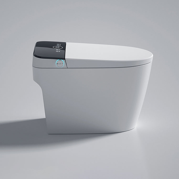 Modern One Piece Toilet Bowl Heated Seat Urine Toilet with Toilet Seat Manual Lid (Standard) 16" Clearhalo 'Bathroom Remodel & Bathroom Fixtures' 'Home Improvement' 'home_improvement' 'home_improvement_toilets' 'Toilets & Bidets' 'Toilets' 6463323