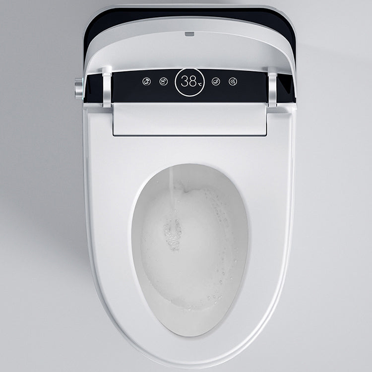 Modern One Piece Toilet Bowl Heated Seat Urine Toilet with Toilet Seat Clearhalo 'Bathroom Remodel & Bathroom Fixtures' 'Home Improvement' 'home_improvement' 'home_improvement_toilets' 'Toilets & Bidets' 'Toilets' 6463331