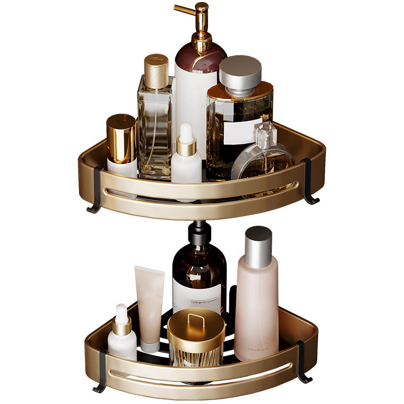 Modern Gold Bath Hardware Set Bath Shelf Bathroom Hardware Set Clearhalo 'Bathroom Hardware Sets' 'Bathroom Hardware' 'Bathroom Remodel & Bathroom Fixtures' 'bathroom_hardware_sets' 'Home Improvement' 'home_improvement' 'home_improvement_bathroom_hardware_sets' 6468875