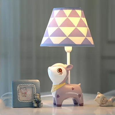 Baby Sika Deer Desk Light Resin 1 Bulb Lovely Desk Lamp for Boy Girl Bedroom Clearhalo 'Lamps' 'Table Lamps' Lighting' 64798